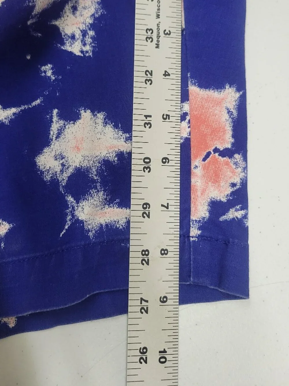 Dockers Men’s Blue & Coral Tie-Dye Chino Shorts